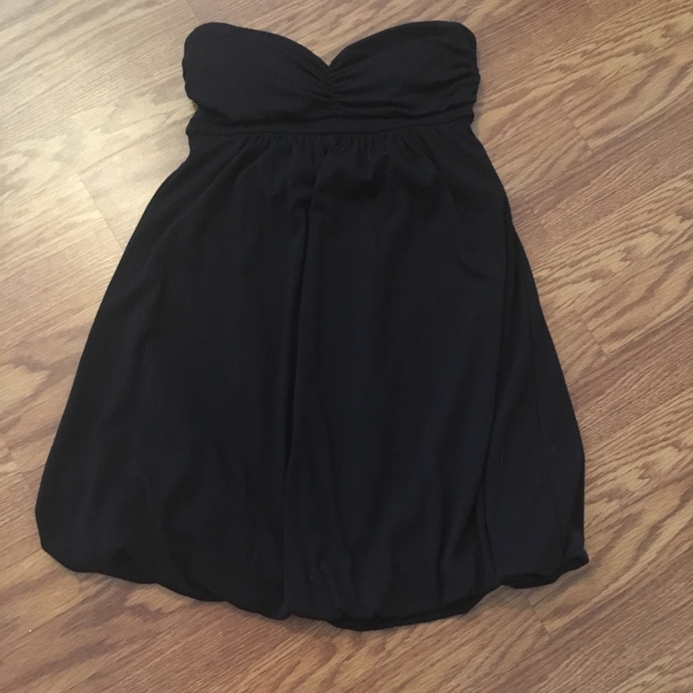 Strapless Black Dress